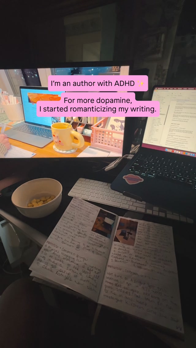 Keep making art 💕

If you’ve been excitedly waiting for A Lovely Haunt… me too! The past two years have had a lot of change, for many reasons, and I’m not able to bring books out as fast as I used to, but I’m really proud of the direction and where it’s going.

Sharing short stories and journaling my progress has helped keep some of that motivation alive. I look forward to seeing this notebook full of my writing memories, whether it’s a day I wrote 100 words or 1,000.

What do you do to stay motivated when working on a long-term goal and feel pulled down by other things clogging your brain and creativity?

#indieauthor #paranormalromance #makeart