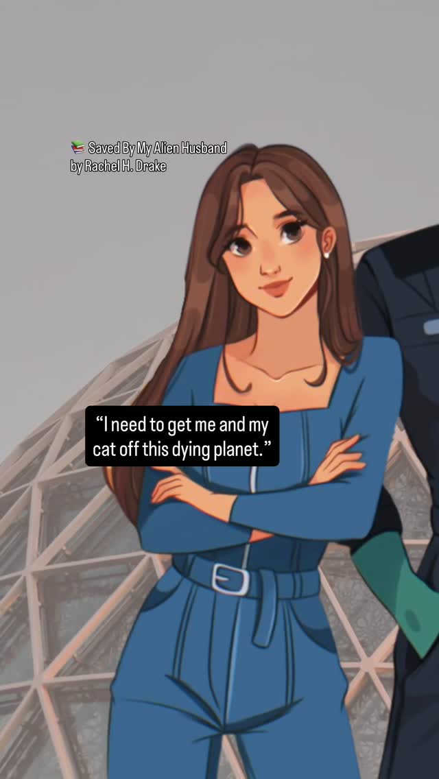 There are some dystopian elements in the beginning of the book, covering the end of the world and society's attempt to save it. Unfortunately, the damage to the planet was already too far gone, and time is running out.

It's a good thing Delphine's cat is a liaison with the aliens and decides to play matchmaker 😅

If you haven't yet, you can grab Saved By My Alien Husband by Rachel H. Drake in Kindle Unlimited. It's a quick weekend read, perfect for a TBR palette cleanser.