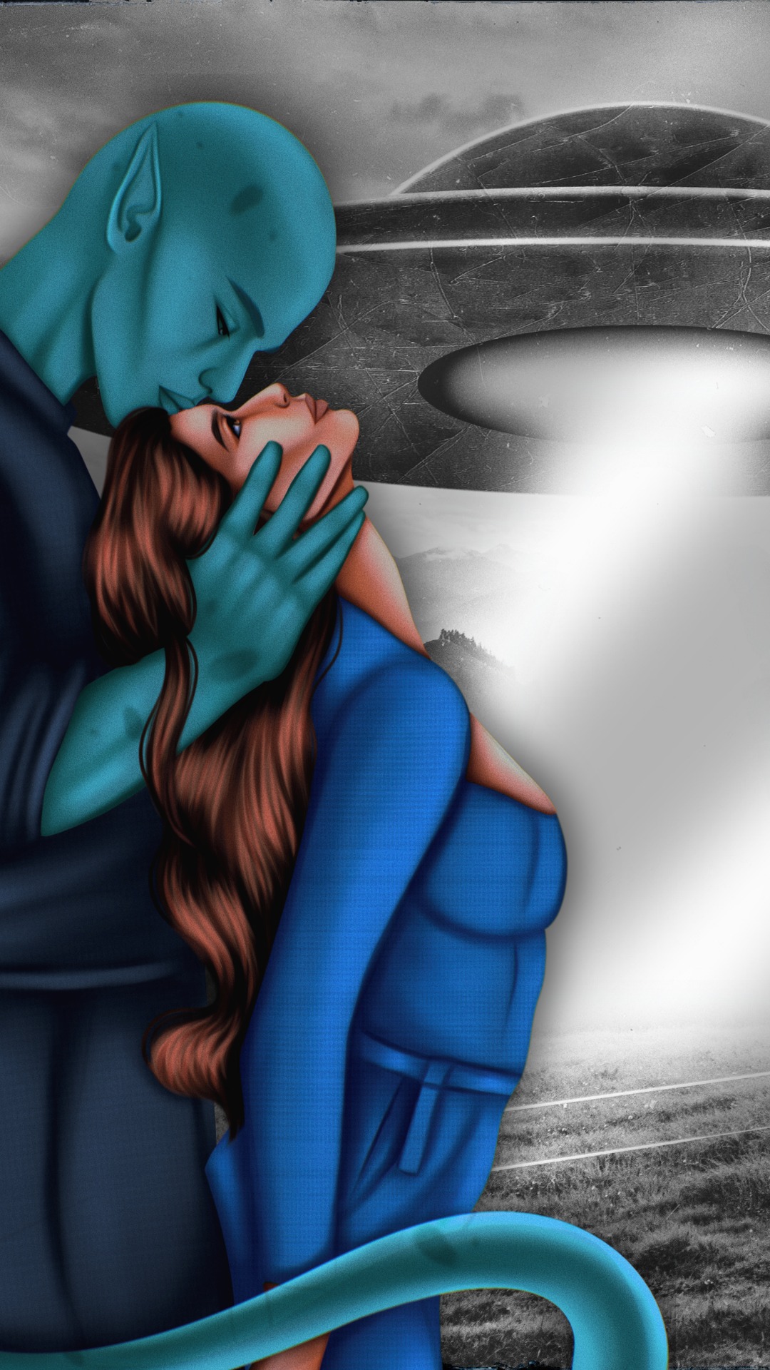 My mandated therapist said he was a coping mechanism, invented by my mind to cope with the end of the world, my fear of commitment, and my obsession with cats...

When he crowned me the savior of the human race, and his wife, she learned how wrong she was.

Saved By My Alien Husband by Rachel H. Drake, available now in Kindle Unlimited.

🎨 Art by @inkbykloe

#alienromance #romancebooks #kindleunlimitedbooks
