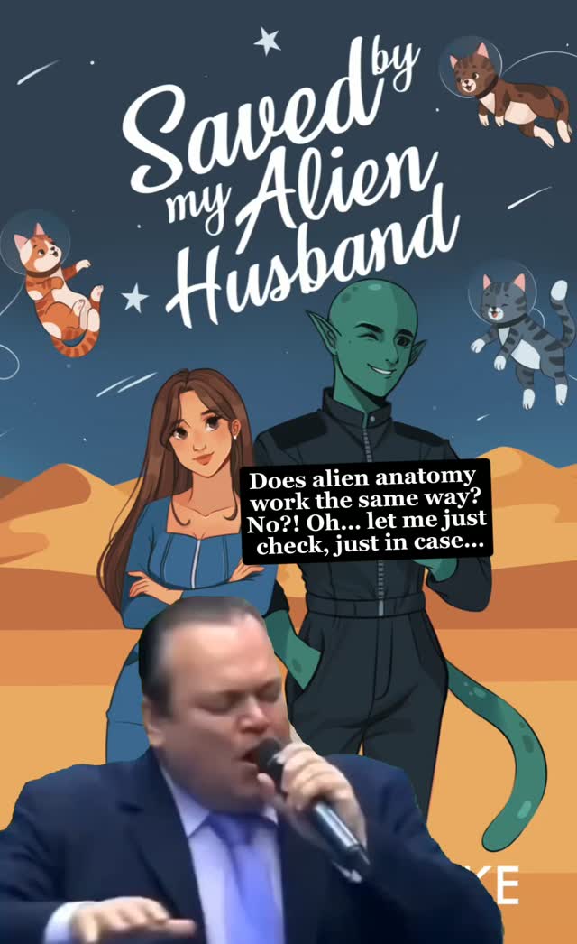 If an attractive alien prince met me in my dreams, I'd talk to him too 🤷‍♀️

📖 is SAVED BY MY ALIEN HUSBAND by Rachel H. Drake! In Kindle Unlimited now!

A funny, spicy alien romance set at the end of the world and a quick weekend read, perfect for a TBR palette cleanser.

The world may be ending, but at least her imaginary-friend turned alien husband is here to save her, her psychic cat matchmaker, and the human race... if they stop being rude to her, that is.

What to expect inside...
💭 She thought he was her imaginary friend
👽 Possessive alien prince
🐱 Psychic cat matchmaker
👀 What that tail do?
🌶️ Spicy fast burn
🤝 Nice exes

Read it in Kindle Unlimited, paperback, or request it in your library apps like Libby and Hoopla.

#alienromance #spicybooks #kubooks #kindleunlimited