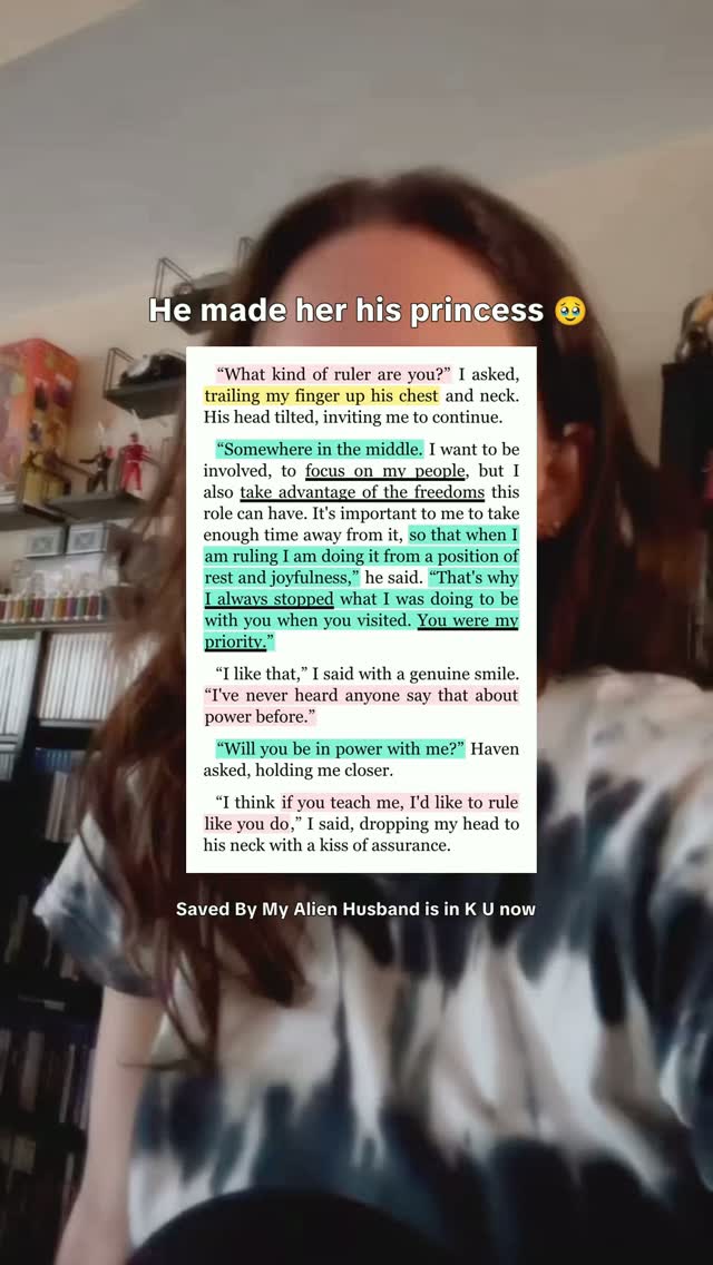 The first human princess of the alien Eldrin species, with PSYCHIC CATS! 👑👽🐱

📖 is SAVED BY MY ALIEN HUSBAND by Rachel H. Drake, in Kindle Unlimited now.

A funny, spicy alien romance set at the end of the world and a quick weekend read, perfect for a TBR palette cleanser.

Delphine thought Haven was her imaginary friend. How wonderful it was to be wrong and have him travel to Earth to save the cats... and find love along the way.

What to expect inside...
👑 The first human princess of the Eldrin
👽 Possessive alien prince
🐱 Psychic cat matchmaker
💭 She thought he was her imaginary friend
🌶️ Spicy fast burn
👀 What that tail do?

Read it in Kindle Unlimited, paperback, or request it in your library apps like Libby and Hoopla.

#alienromance #scifiromance #spicybooks #kindleunlimited